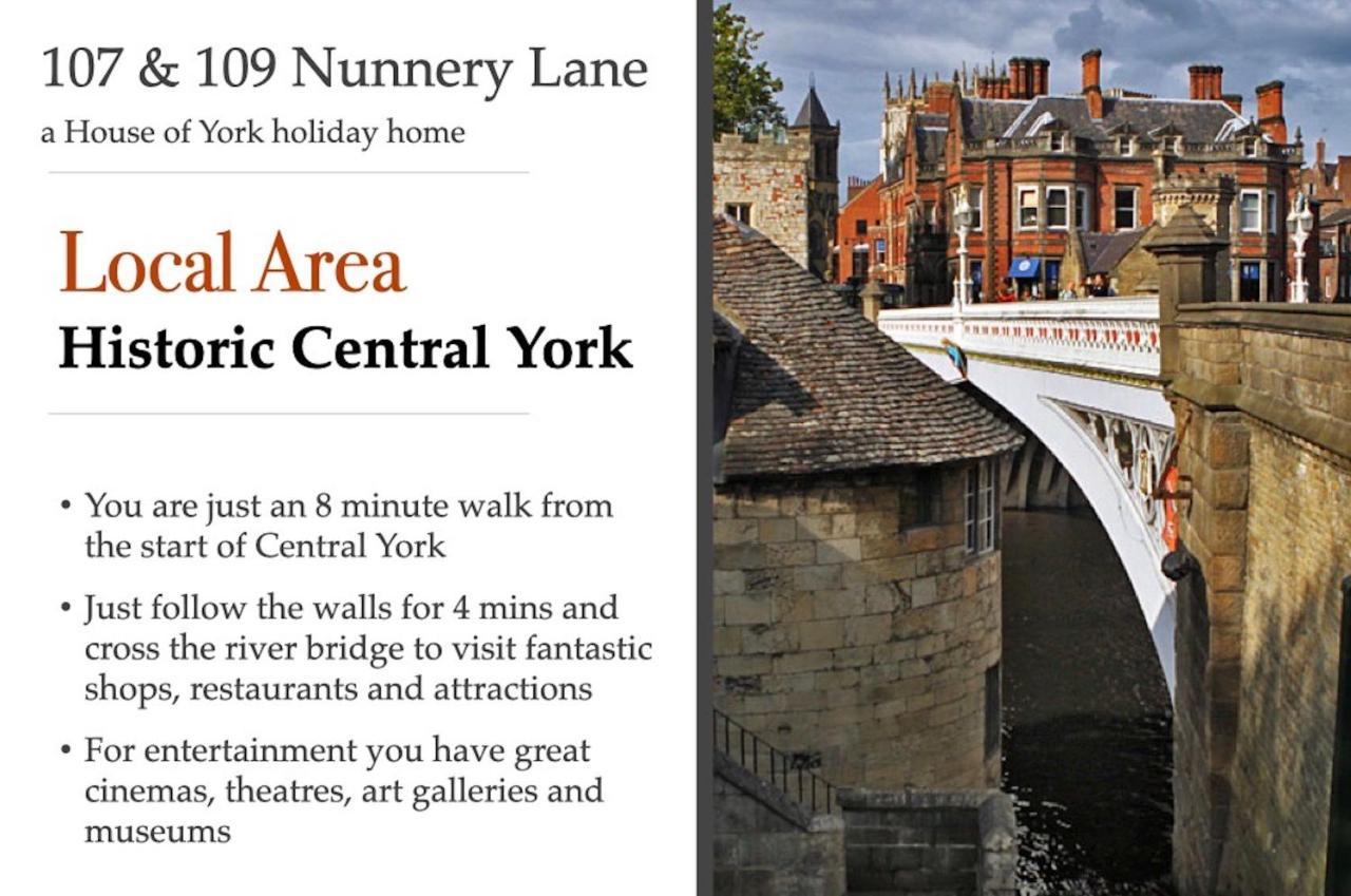 Villa 107 And 109 Nunnery Lane York Exterior foto